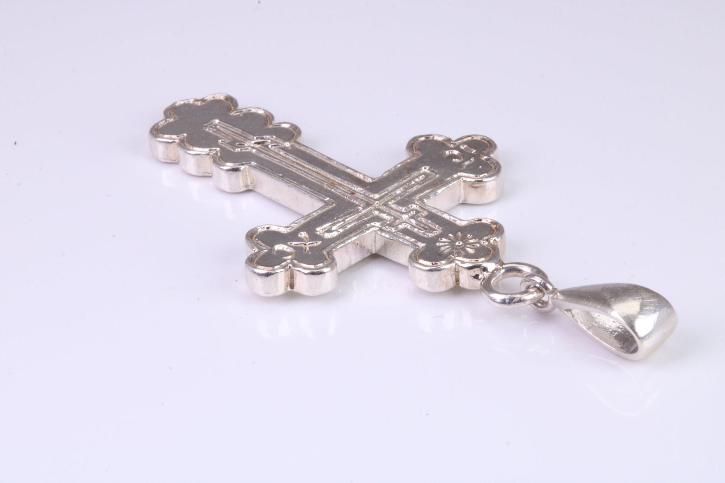Large Chunky Sterling Silver Cross