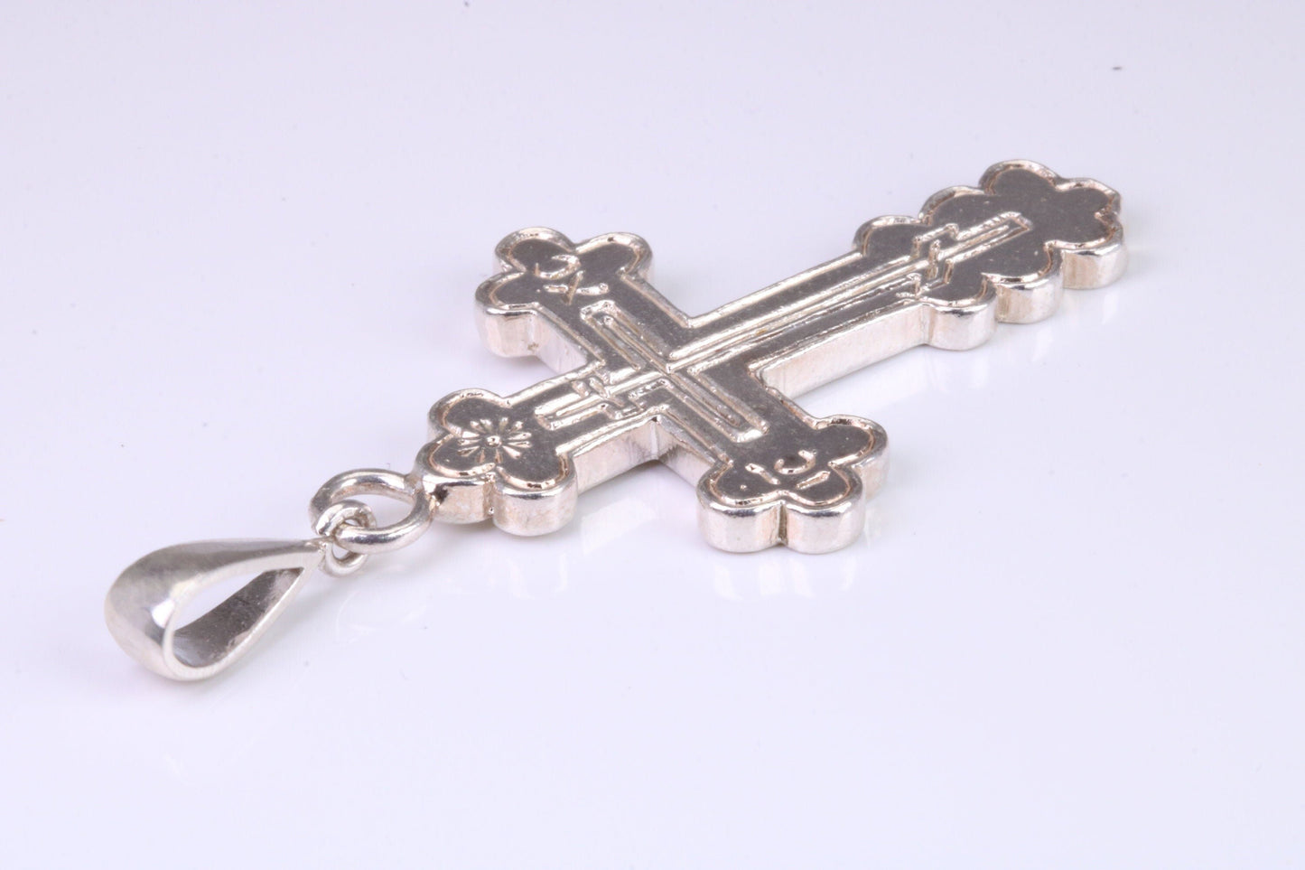 Large Chunky Sterling Silver Cross