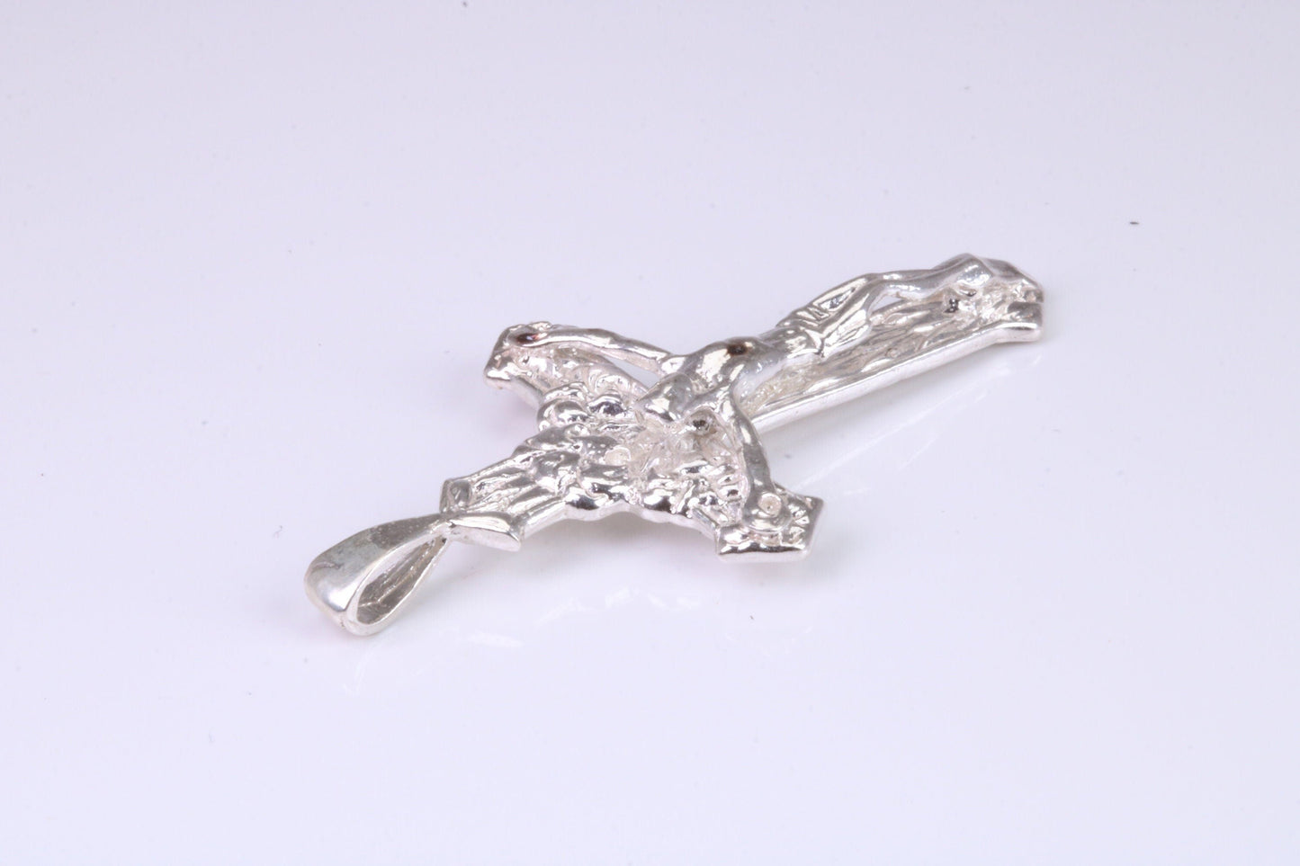 Sterling Silver Ornate Crucifix Necklace