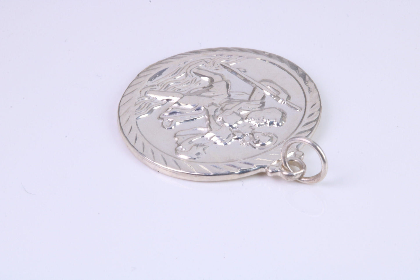 Sterling Silver Large Chunky St Christopher