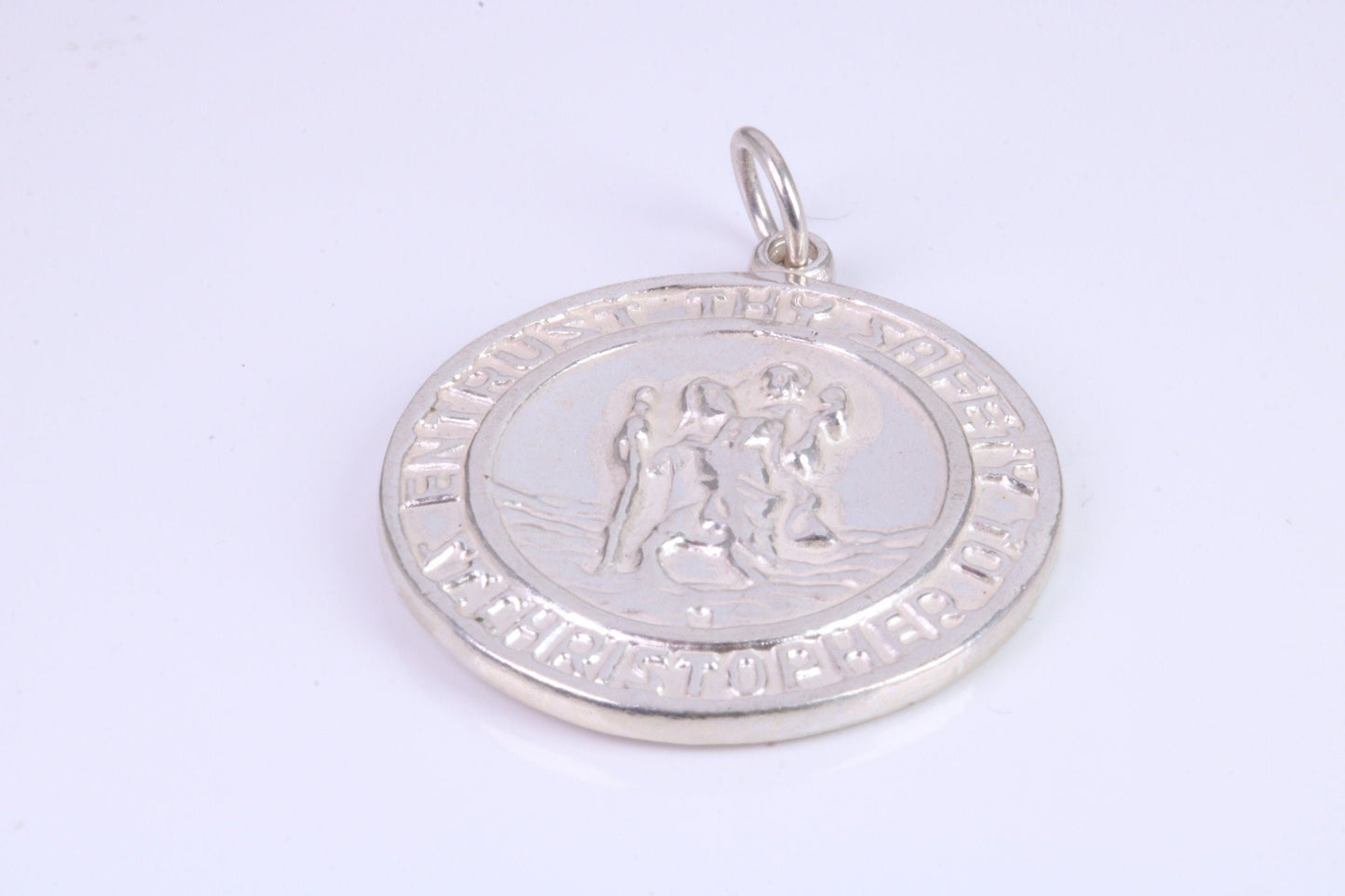 Sterling Silver St Christopher, Large Chunky