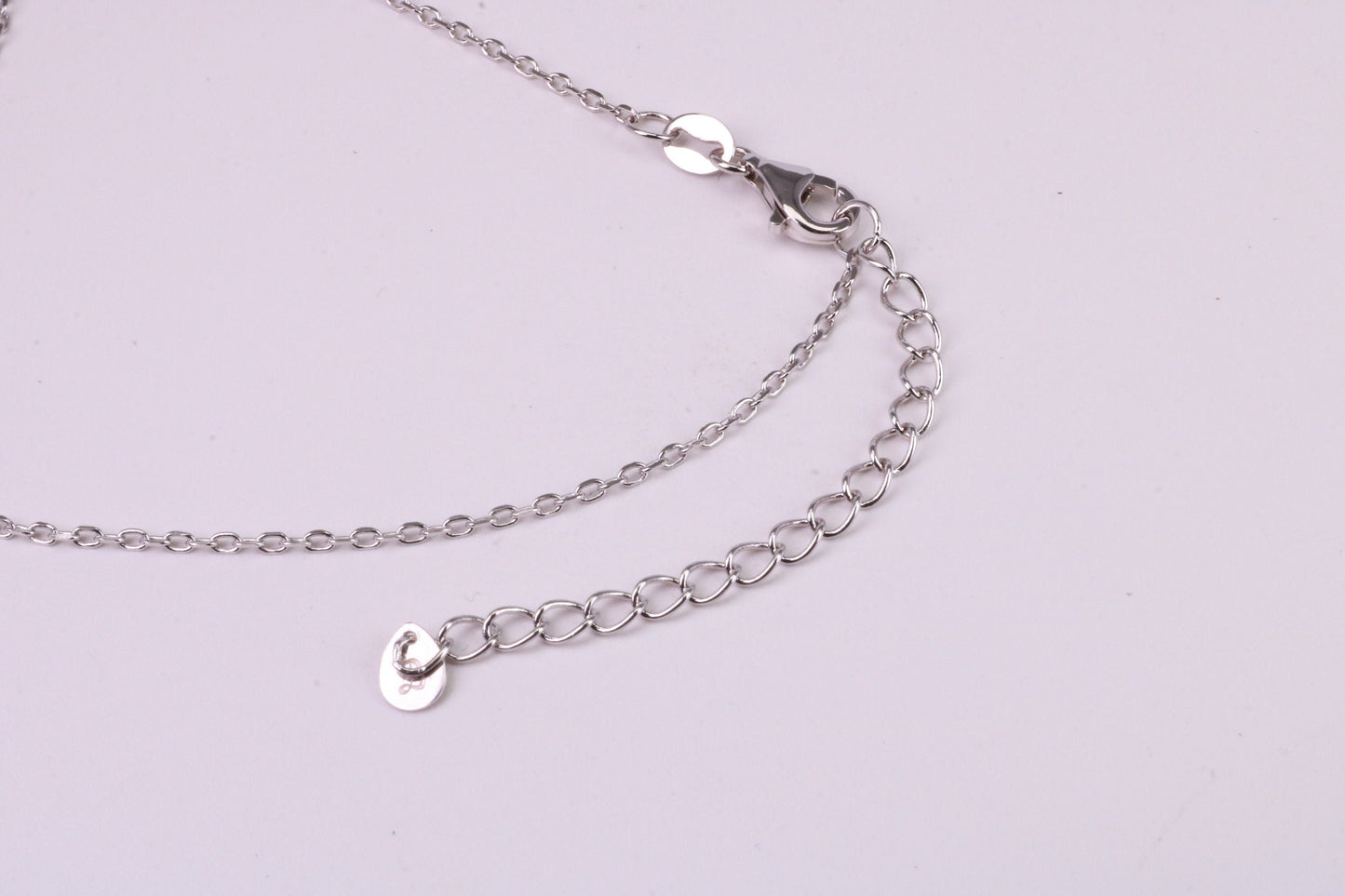 Tree of Life Cubic Zirconia set Necklace, made from solid Sterling Silver, Length Adjustable Chain