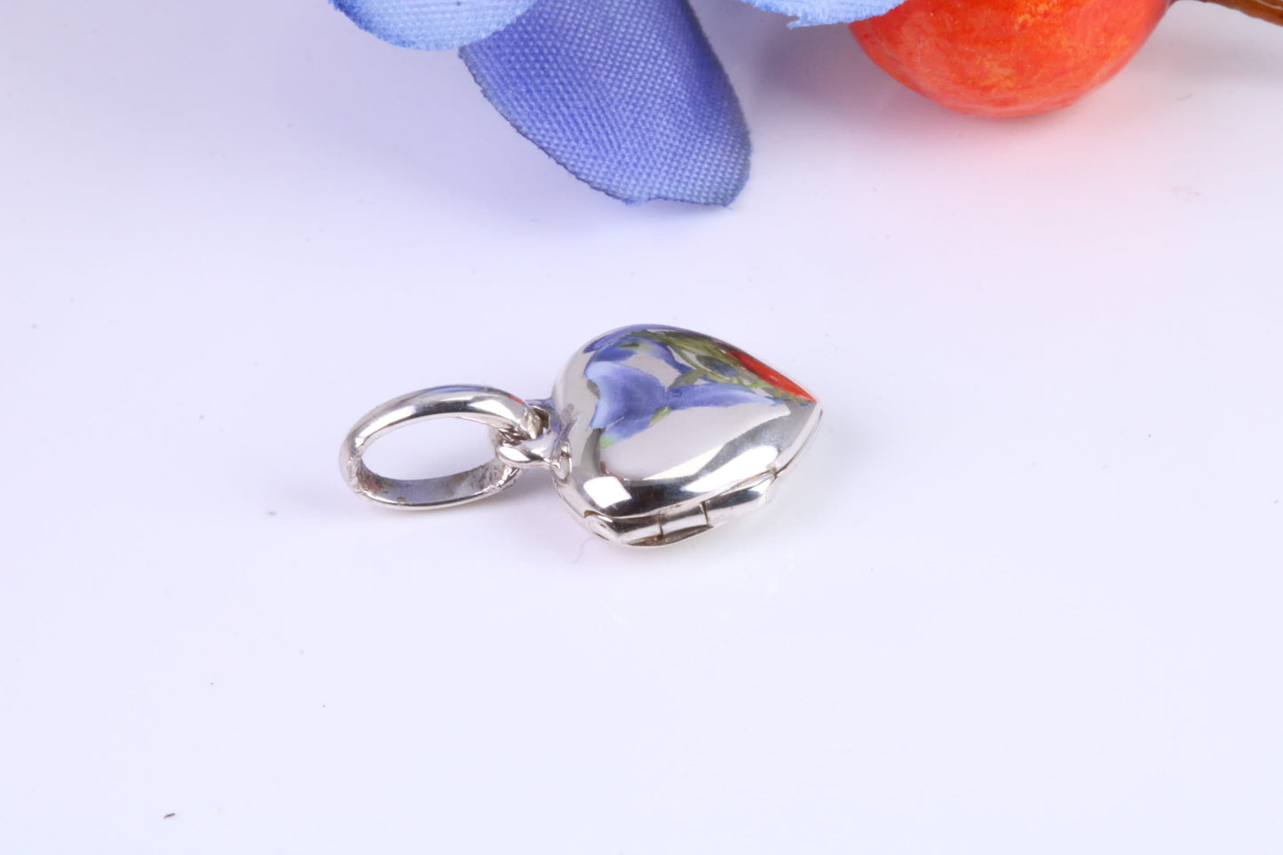 10 mm Heart Shaped Locket, Made from Solid Sterling Silver