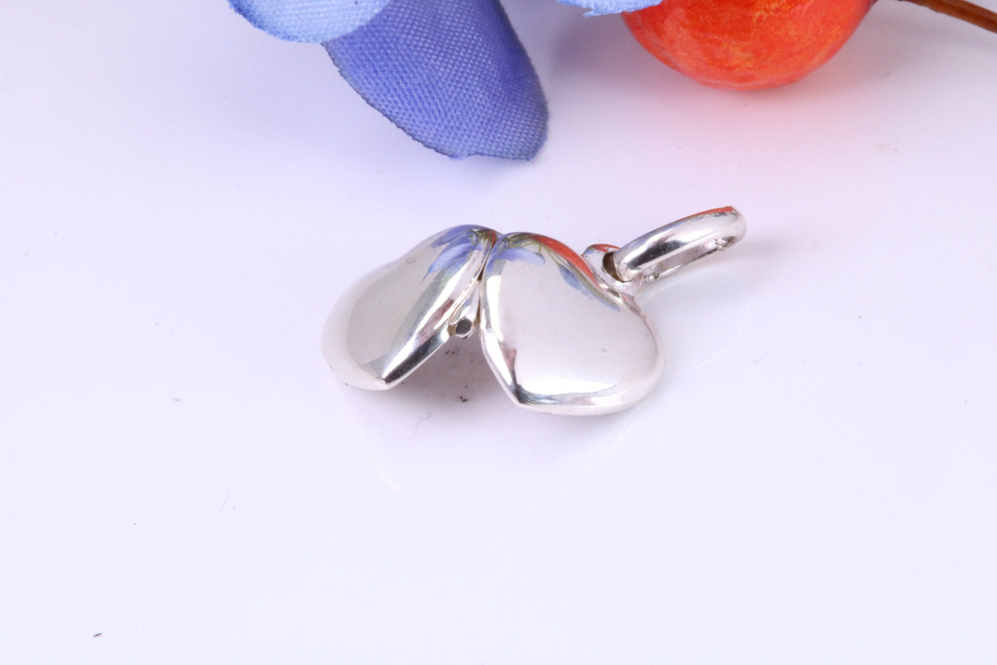 10 mm Heart Shaped Locket, Made from Solid Sterling Silver