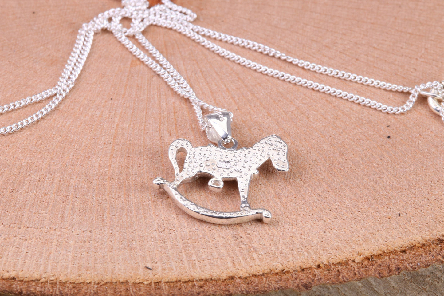 Rocking Horse Necklace, made from solid Sterling Silver
