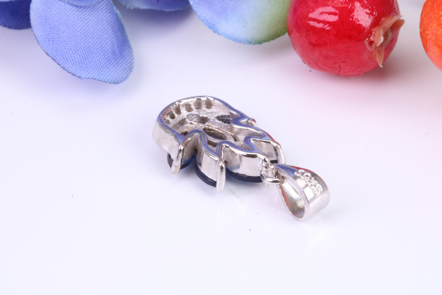 Sterling Silver Dressy C Z set Necklace