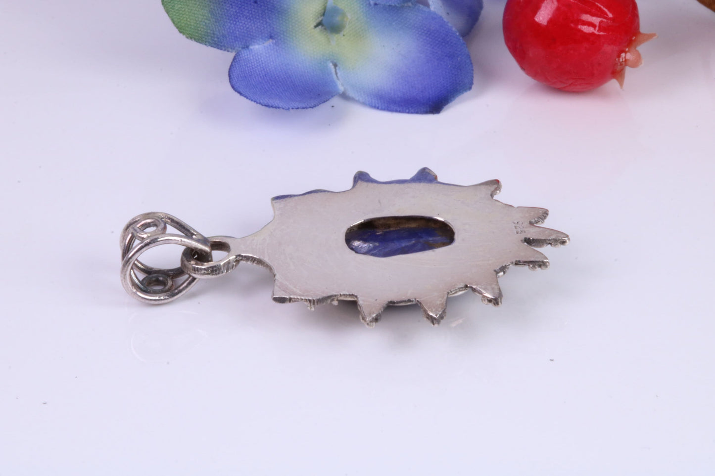 Sterling Silver real Amethyst set Necklace