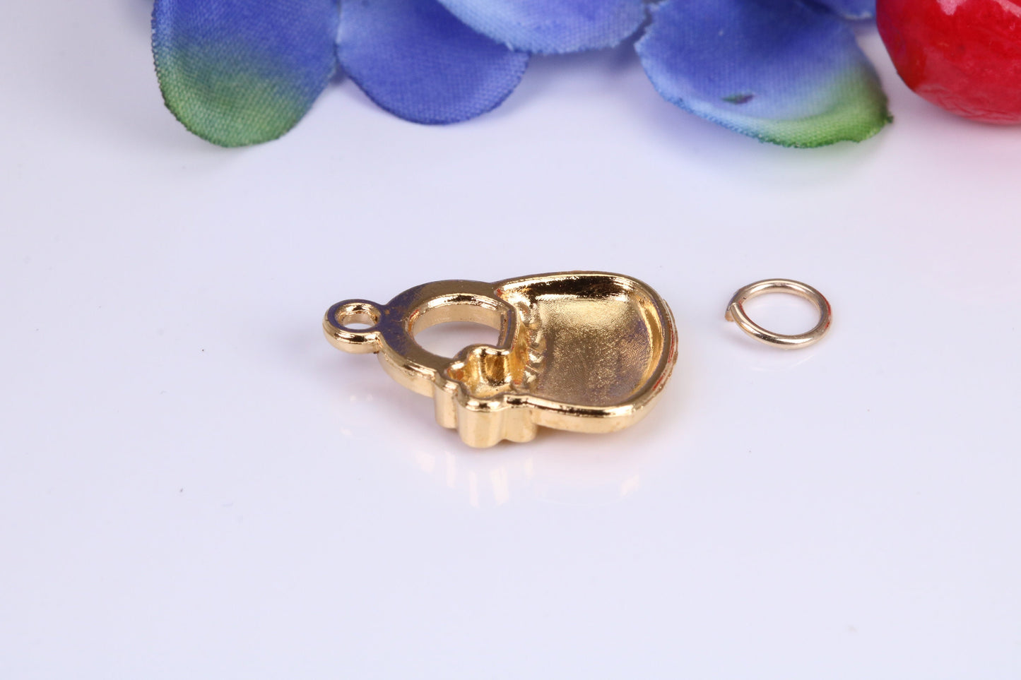 Handbag Charm, Traditional Charm, Made from Solid Cast Yellow Gold, British Hallmarked