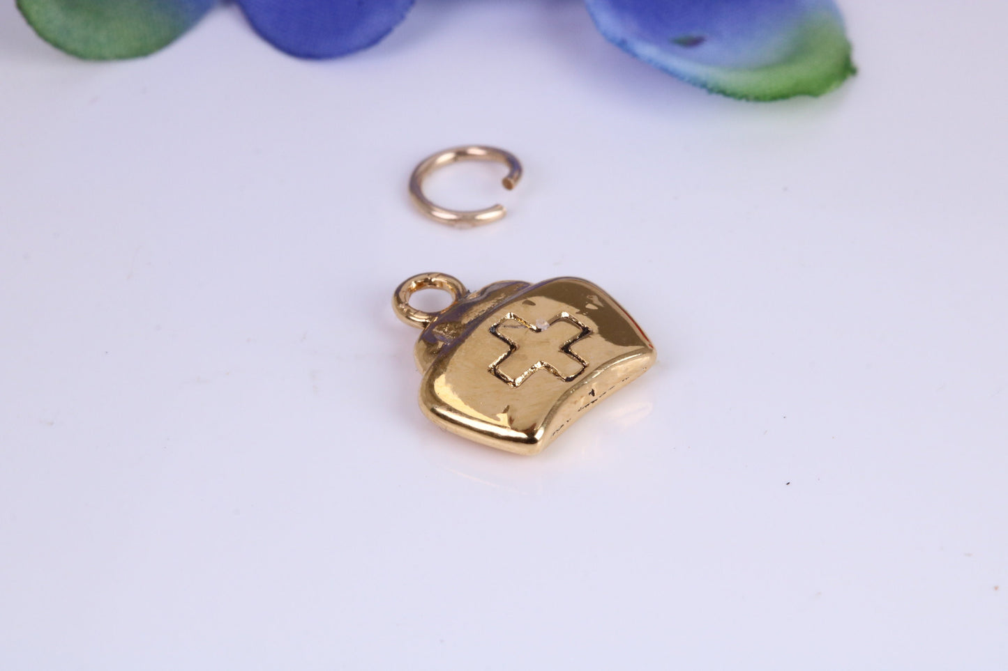First Aid Case Charm, Traditional Charm, Made from Solid Cast Yellow Gold, British Hallmarked