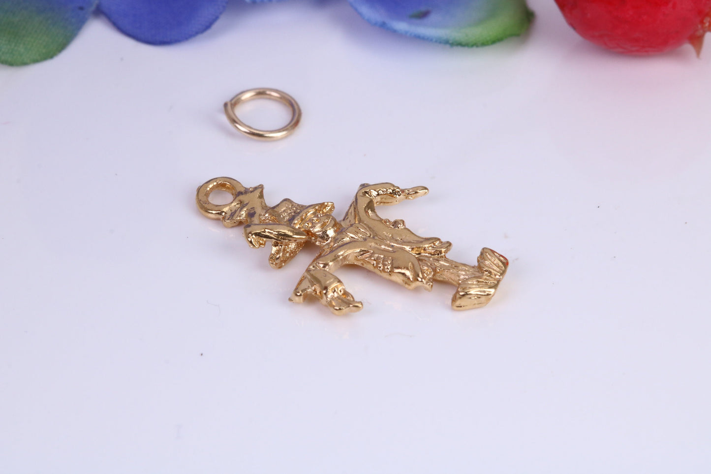 Scarecrow Charm, Traditional Charm, Made from Solid Cast Yellow Gold, British Hallmarked