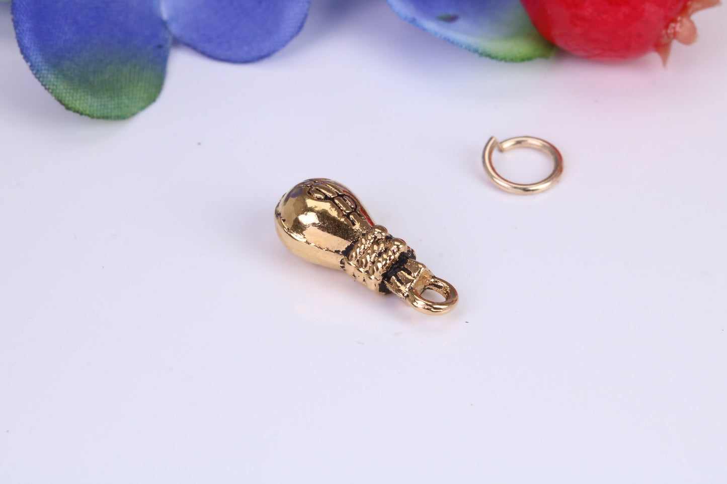 Bag of Money Charm, Traditional Charm, Made from Solid Yellow Gold, British Hallmarked