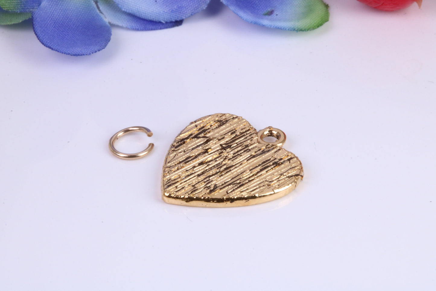 Foot Prints Charm, Traditional Charm, Made from Solid Cast Yellow Gold, British Hallmarked