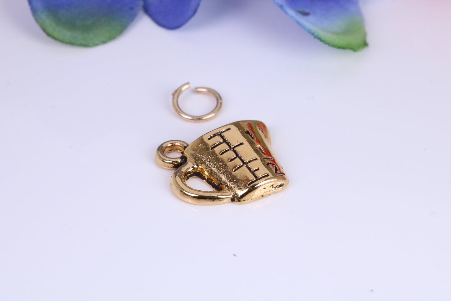 Measuring Jug Charm, Traditional Charm, Made From Solid Cast Yellow Gold with British Hallmark