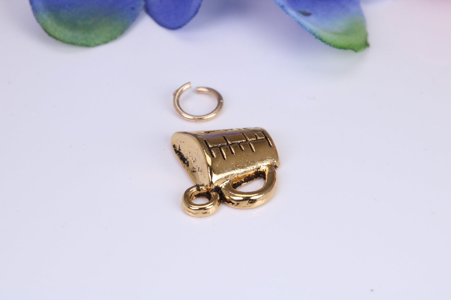 Measuring Jug Charm, Traditional Charm, Made From Solid Cast Yellow Gold with British Hallmark