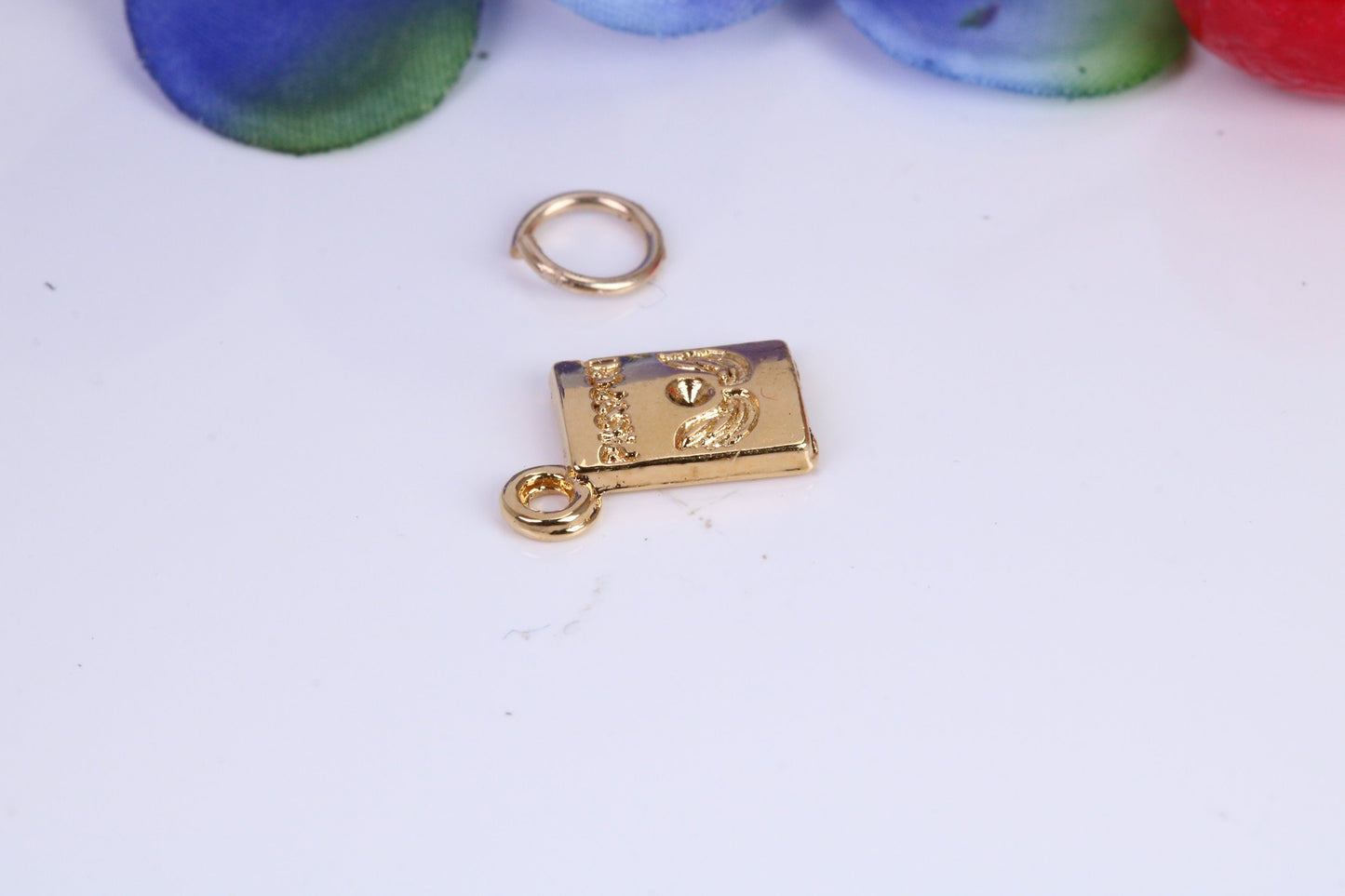 Passport Charm, Traditional Charm, Made From Solid Cast Yellow Gold with British Hallmark