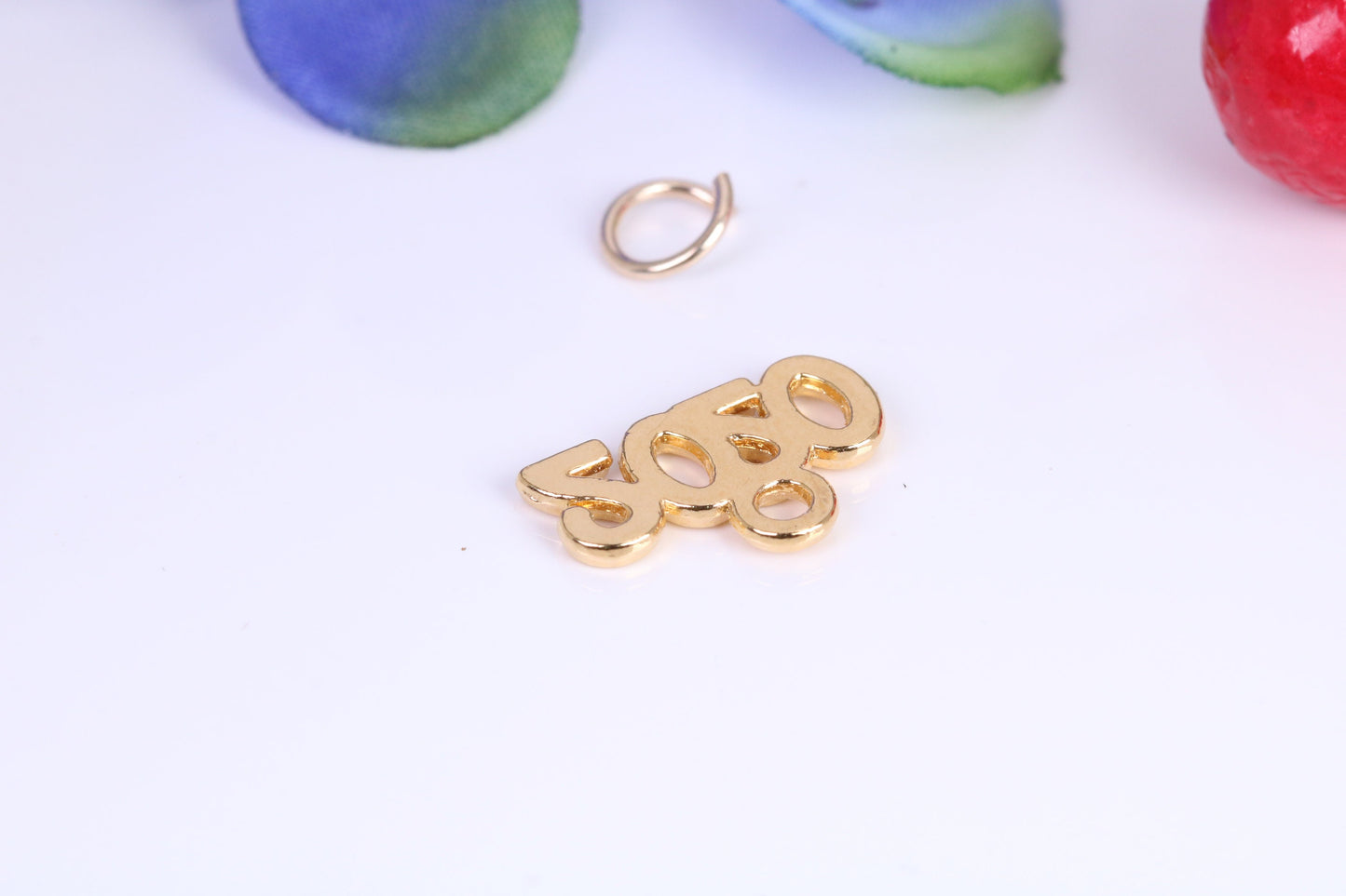Year 2020 Charm, Traditional Charm, Made from Solid Cast Yellow Gold, British Hallmarked