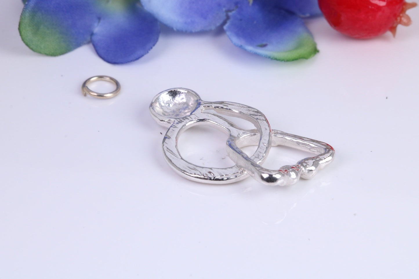 Stethoscope Charm, Traditional Charm, Made from Solid 925 Grade Sterling Silver, Complete with Attachment Link