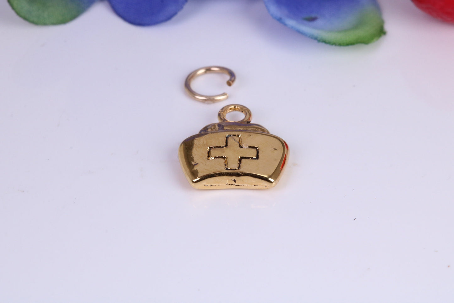 First Aid Case Charm, Traditional Charm, Made from Solid Cast Yellow Gold, British Hallmarked