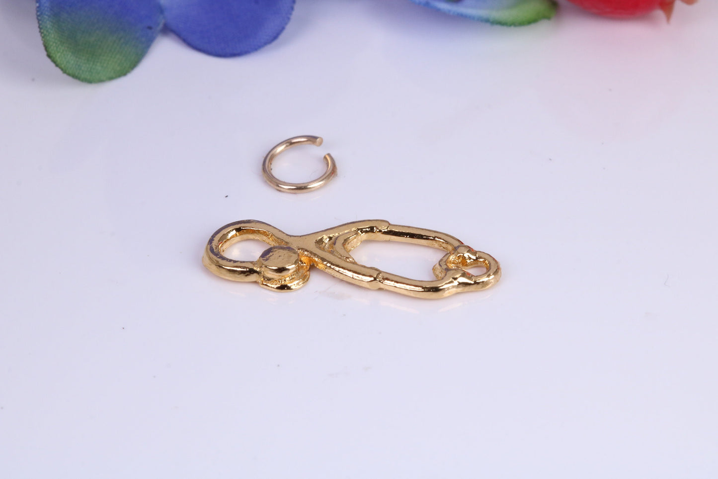 Stethoscope Charm, Traditional Charm, Made from Solid Cast Yellow Gold, British Hallmarked