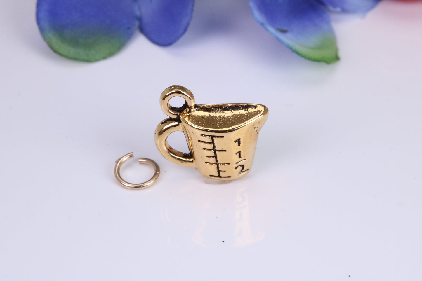 Measuring Jug Charm, Traditional Charm, Made From Solid Cast Yellow Gold with British Hallmark