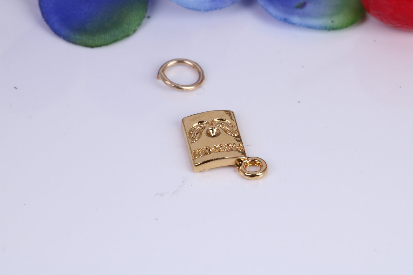 Passport Charm, Traditional Charm, Made From Solid Cast Yellow Gold with British Hallmark