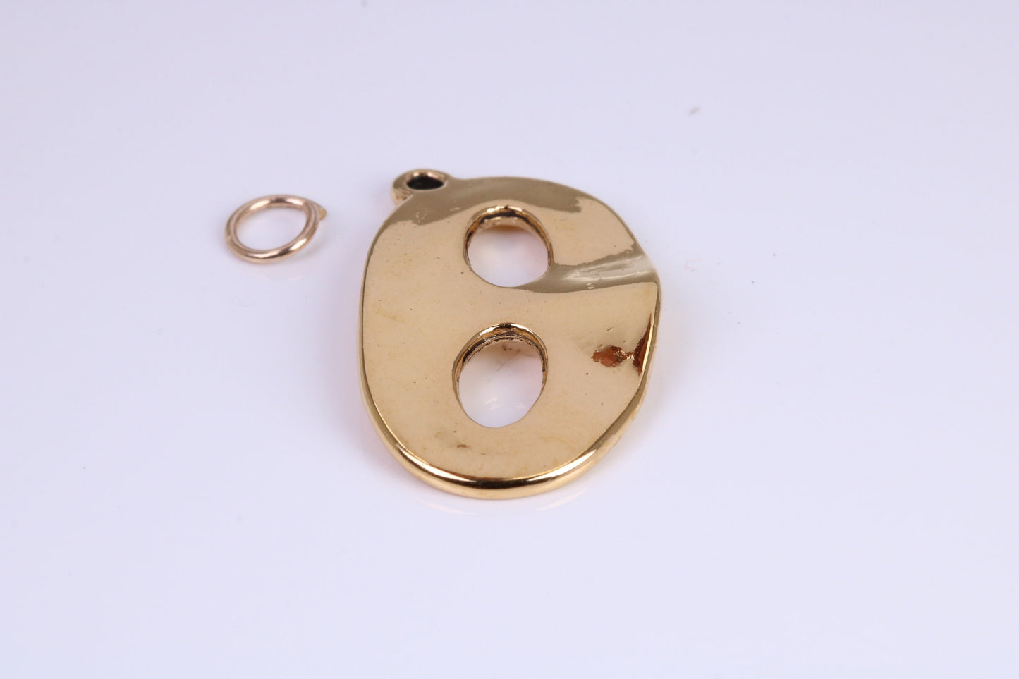 Pantomime Mask Charm, Traditional Charm, Made from Solid Cast Yellow Gold, British Hallmarked