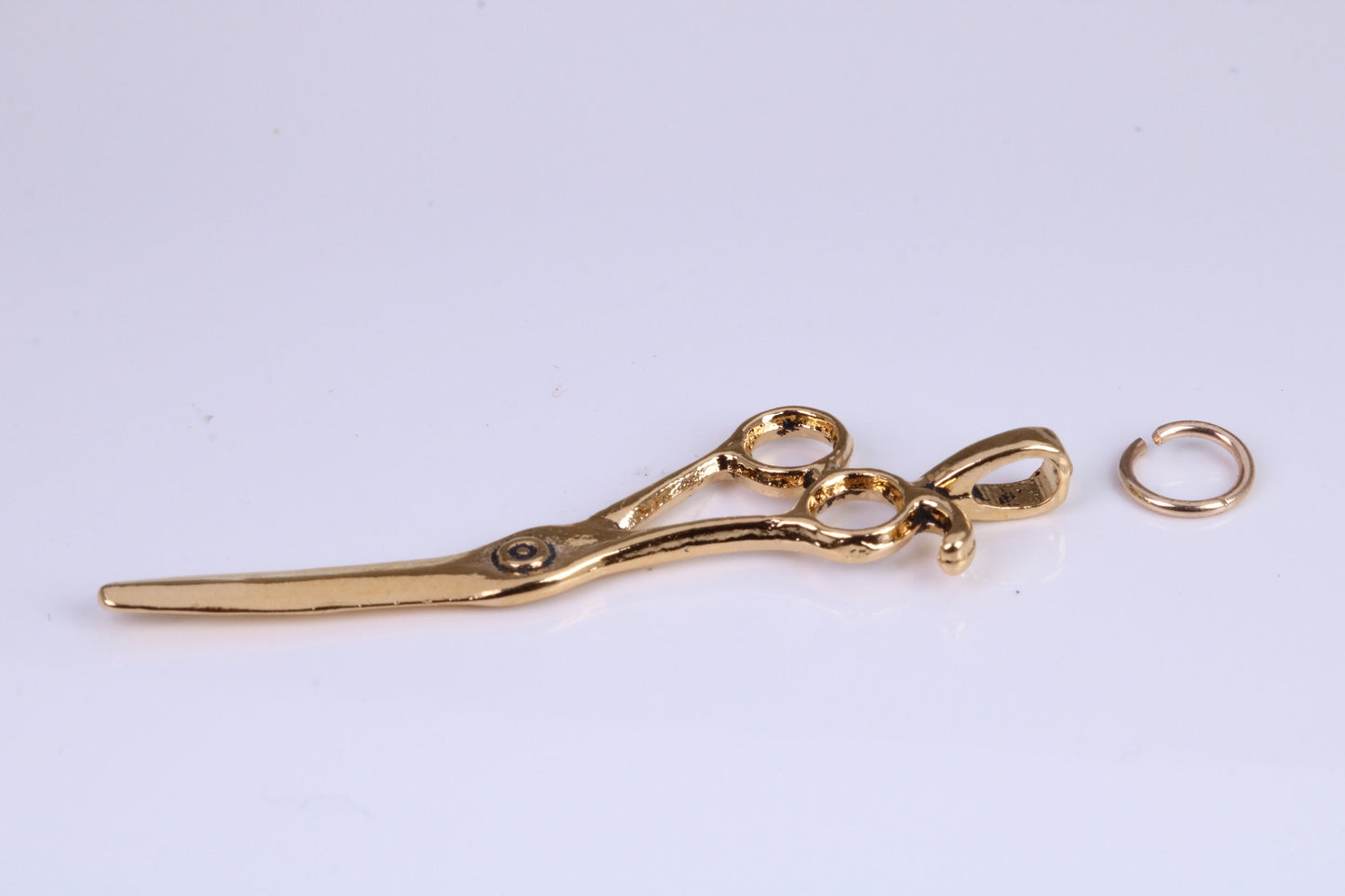 Scissor Charm, Traditional Charm, Made from Solid Cast Yellow Gold, British Hallmarked