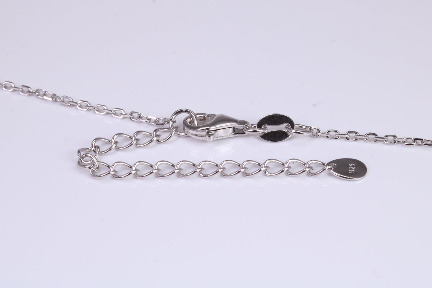 Rainbow Multi Coloured Cubic Zirconia set Necklace, made from solid Sterling Silver