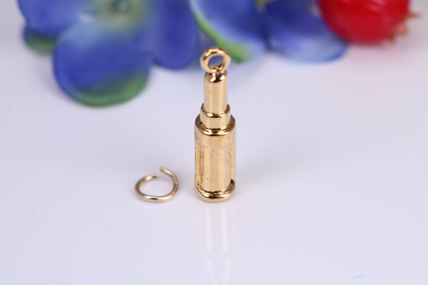 Telescope Charm, Traditional Charm, Made from Solid Cast Yellow Gold, British Hallmarked
