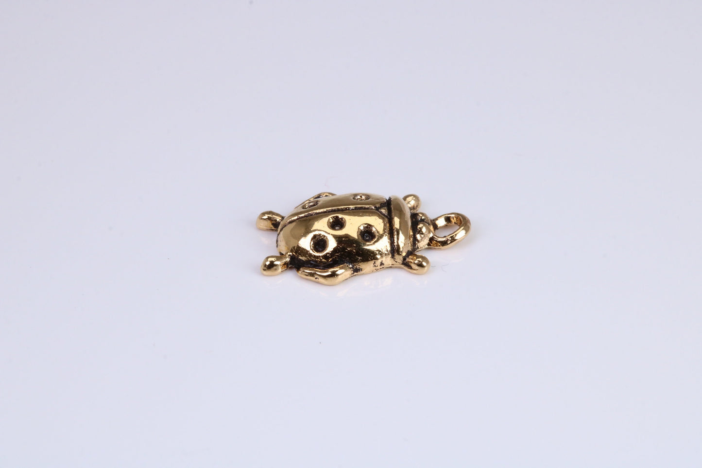 Beetle Charm, Traditional Charm, Made from Solid Cast Yellow Gold, British Hallmarked