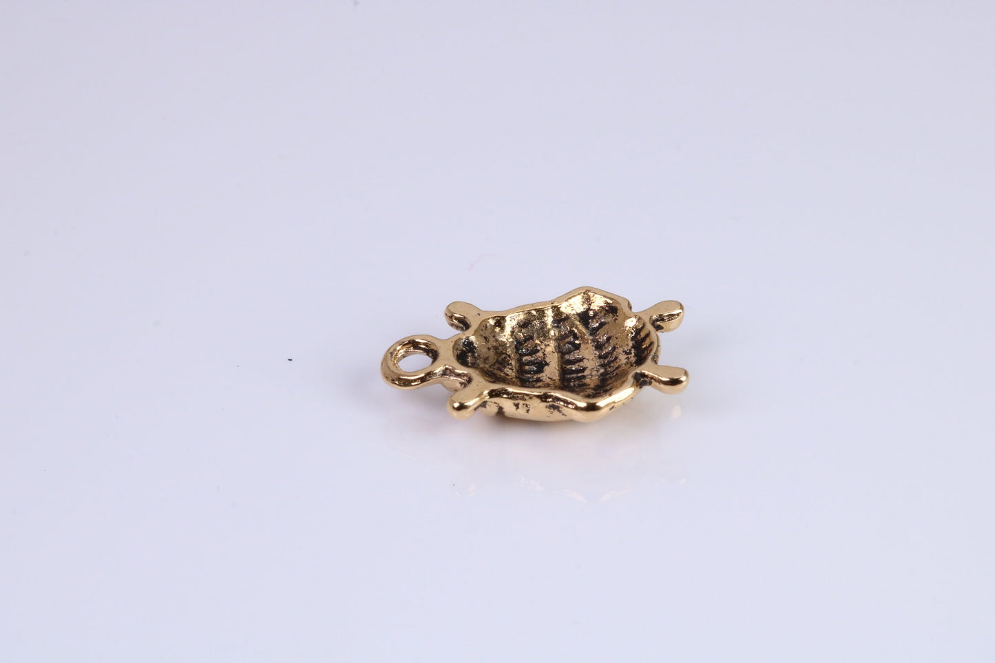 Beetle Charm, Traditional Charm, Made from Solid Cast Yellow Gold, British Hallmarked