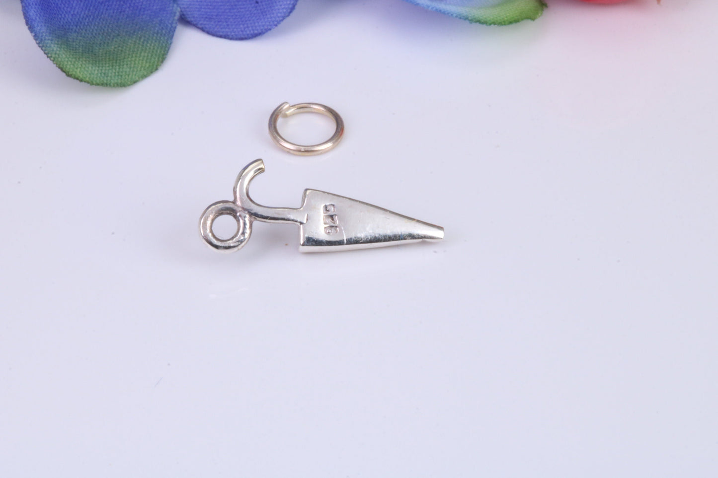 Umbrella Charm, Traditional Charm, Made from Solid 925 Grade Sterling Silver, Complete with Attachment Link