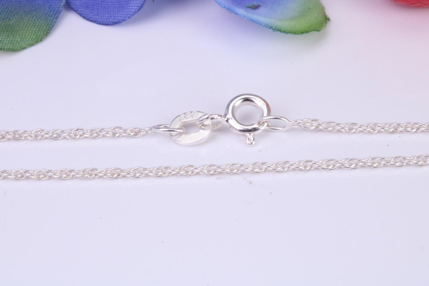 Twisted Rope Chain, Made from solid 925 graded Sterling Silver, 16 inches long