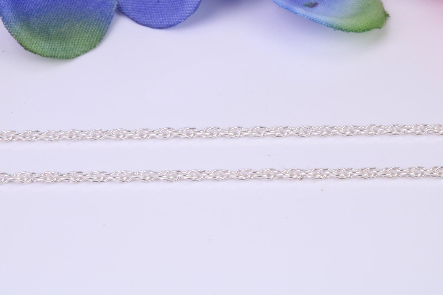 Twisted Rope Chain, Made from solid 925 graded Sterling Silver, 16 inches long