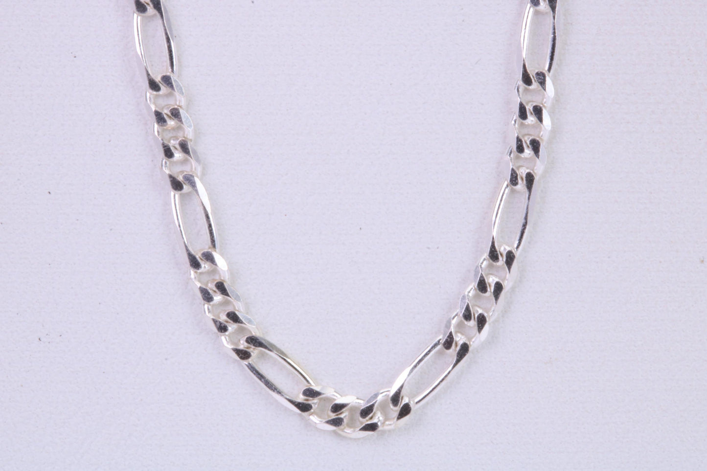 Figaro Chain, Made from solid 925 graded Sterling Silver, 18 or 20 inches long