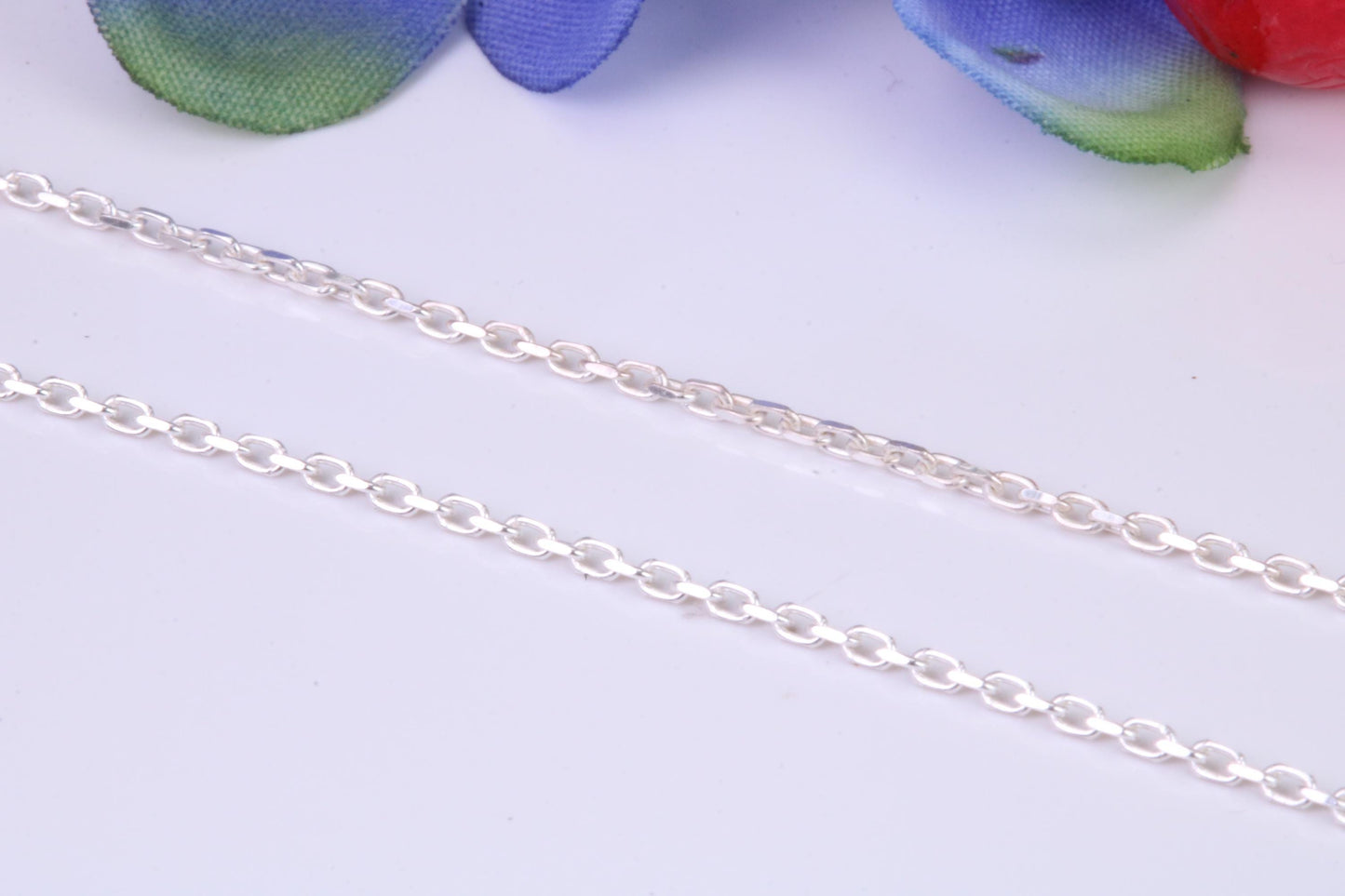 Trace Chain, Made from solid 925 graded Sterling Silver, 16 inches long