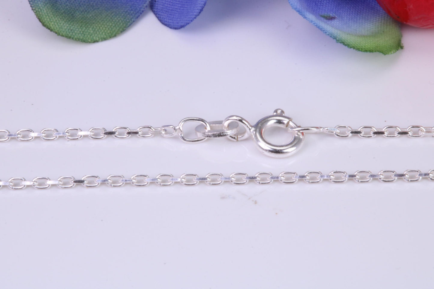 Trace Chain, Made from solid 925 graded Sterling Silver, 16 inches long