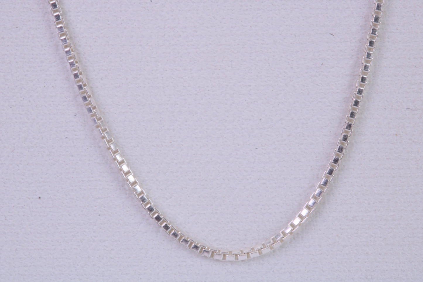Box Chain, Made from solid 925 graded Sterling Silver, 16 inches long