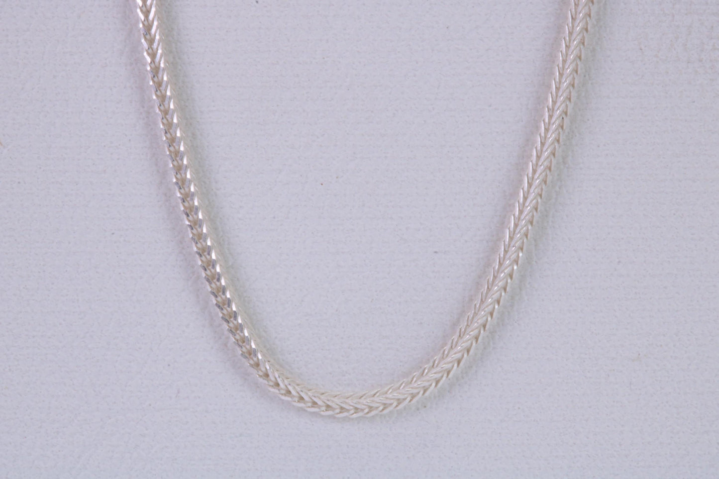 Very Slinky Foxtail Chain, Made from solid 925 graded Sterling Silver, 20 inches long