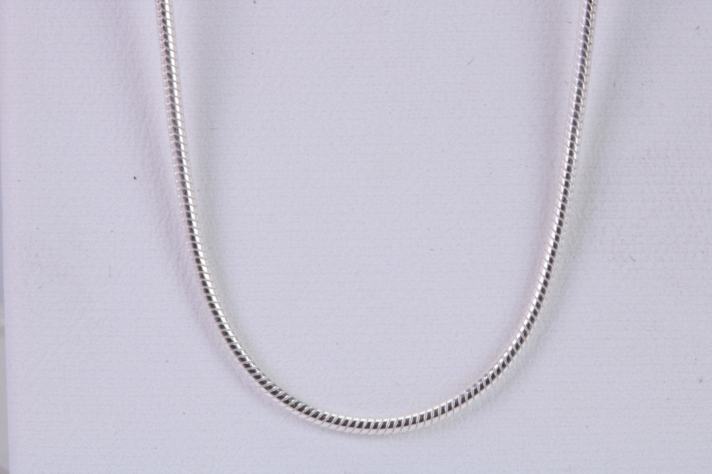 Very Slinky and Smooth Snake Chain, Made from solid 925 graded Sterling Silver, 16 or 18 inches long
