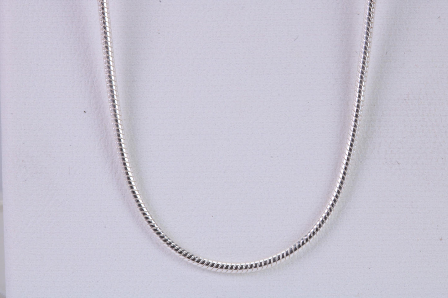Very Slinky and Smooth Snake Chain, Made from solid 925 graded Sterling Silver, 20 inches long