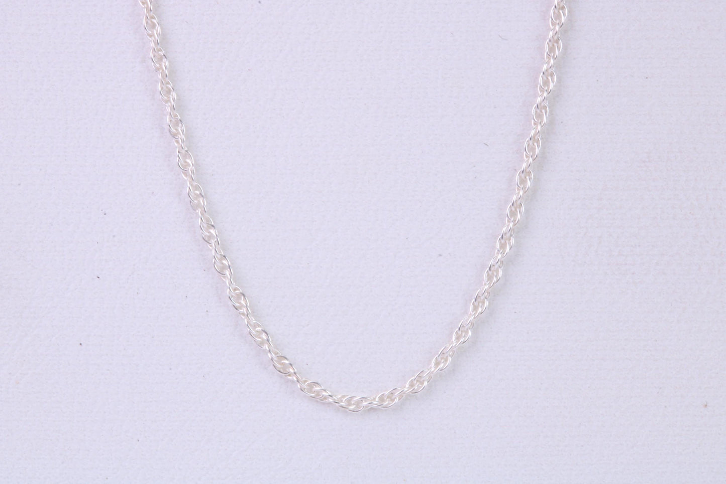 Twisted Rope Chain, Made from solid 925 graded Sterling Silver, 16 inches long