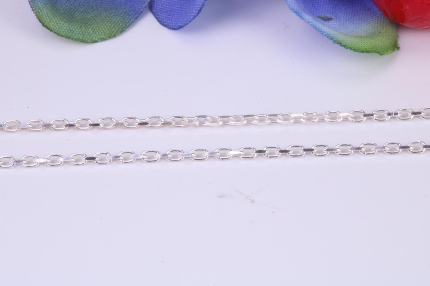Trace Chain, Made from solid 925 graded Sterling Silver, 16 inches long