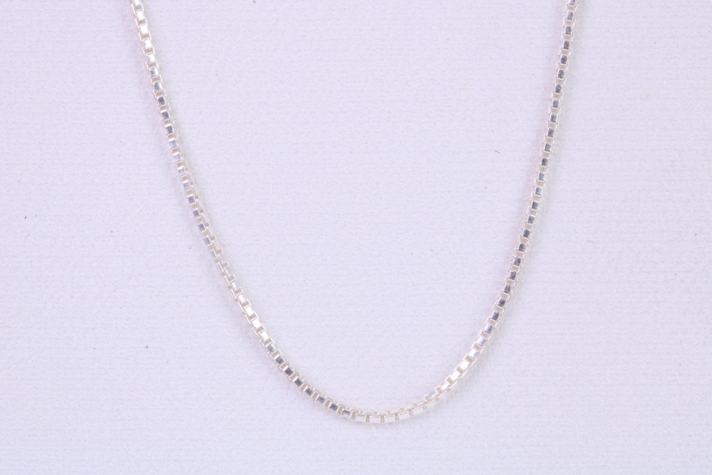 Box Chain, Made from solid 925 graded Sterling Silver, 16 inches long