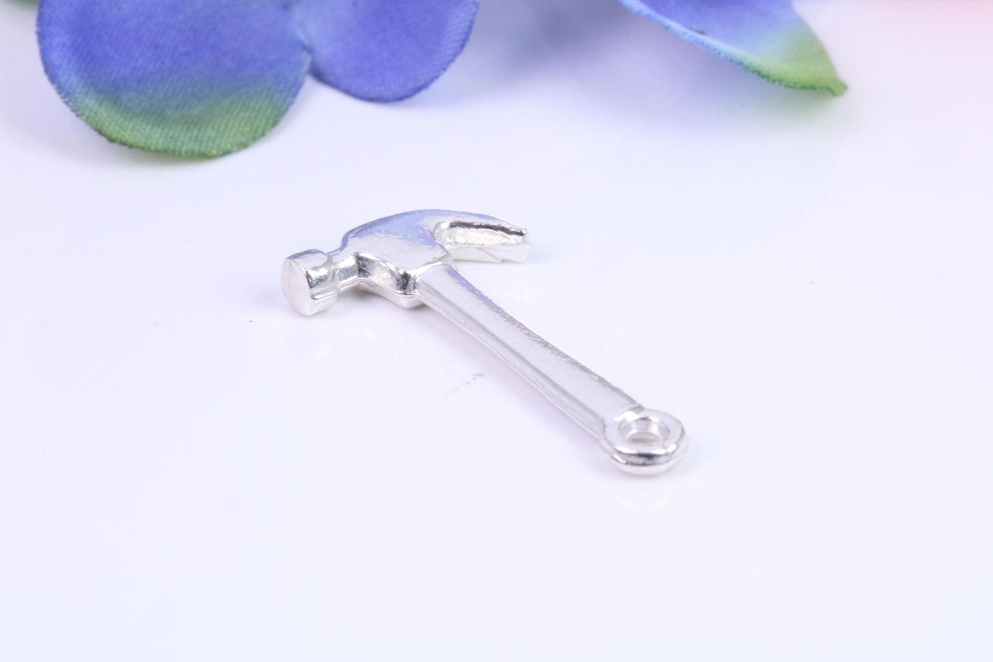 Hammer Charm, Traditional Charm, Made from Solid Cast Silver