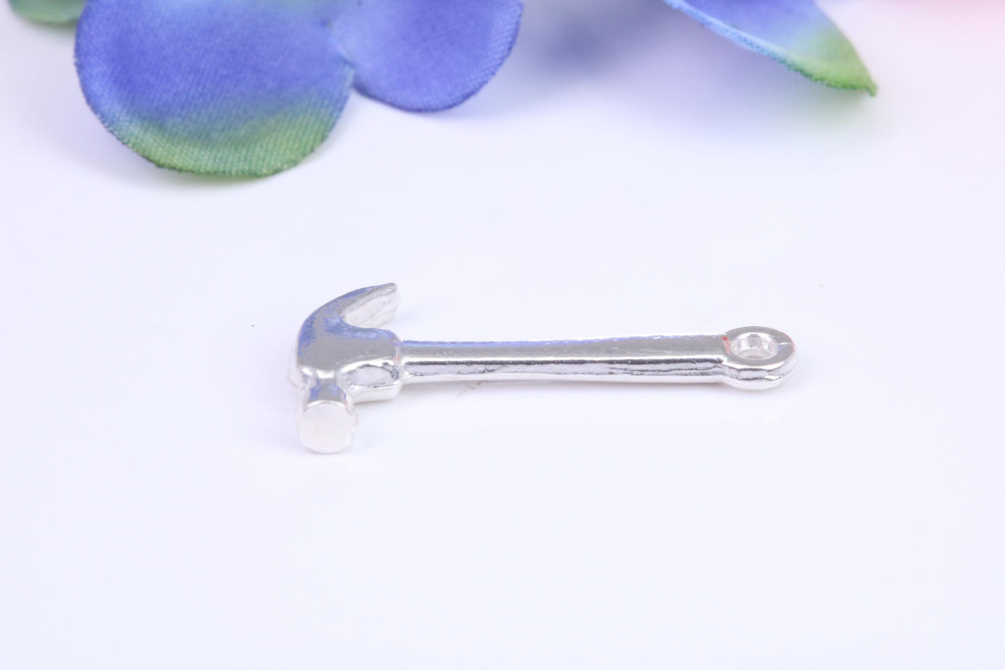 Hammer Charm, Traditional Charm, Made from Solid Cast Silver