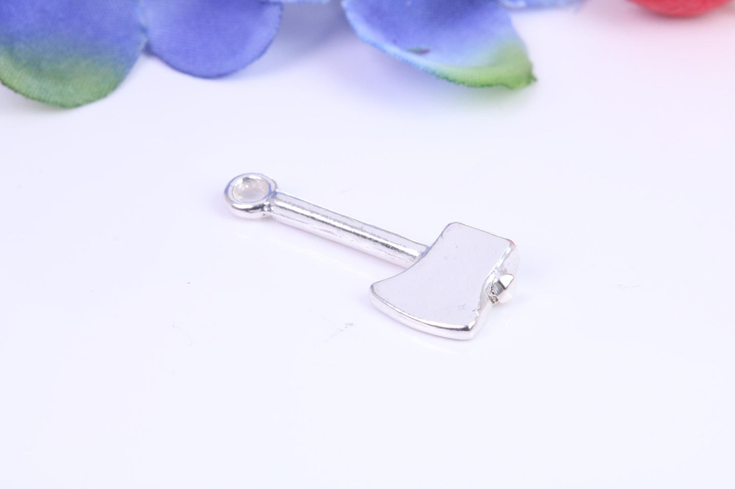 Axe Charm, Traditional Charm, Made from Solid Cast Silver