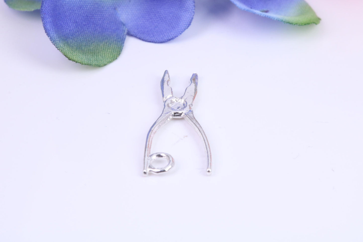 Pliers Charm, Traditional Charm, Made from Solid Cast Silver, Three Dimensional