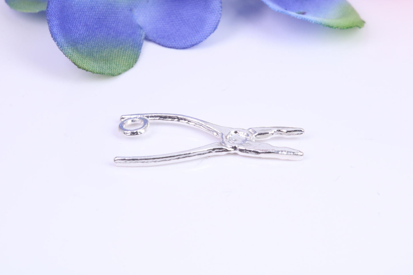 Pliers Charm, Traditional Charm, Made from Solid Cast Silver, Three Dimensional