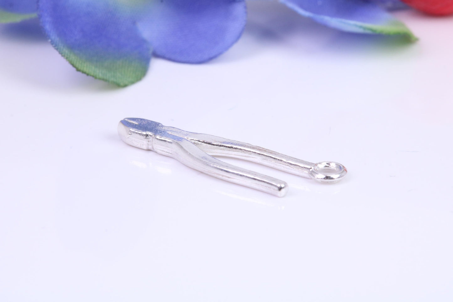 Pliers Charm, Traditional Charm, Made from Solid Cast Silver, Three Dimensional